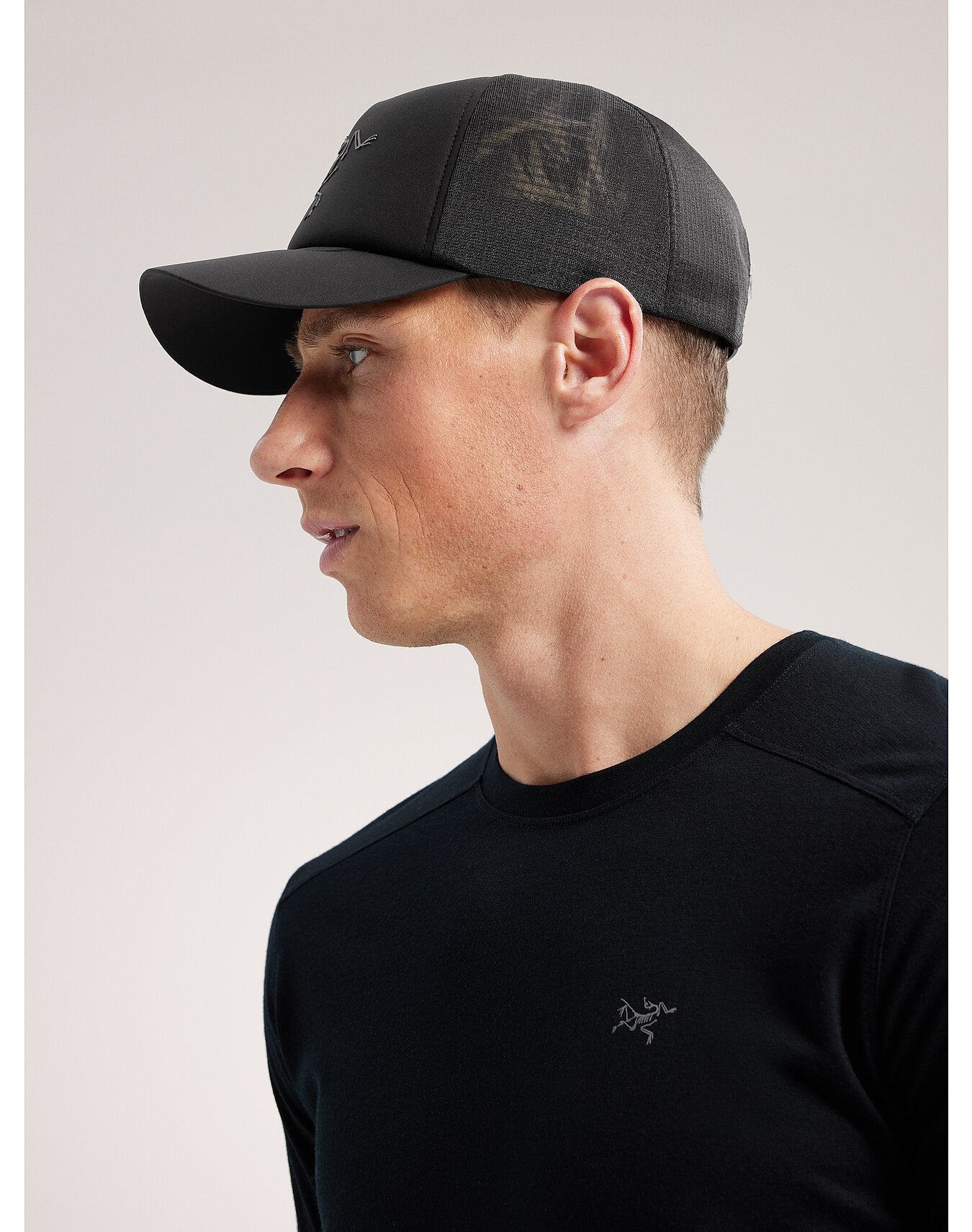 Bird Curved Brim Trucker Hat [final sale]