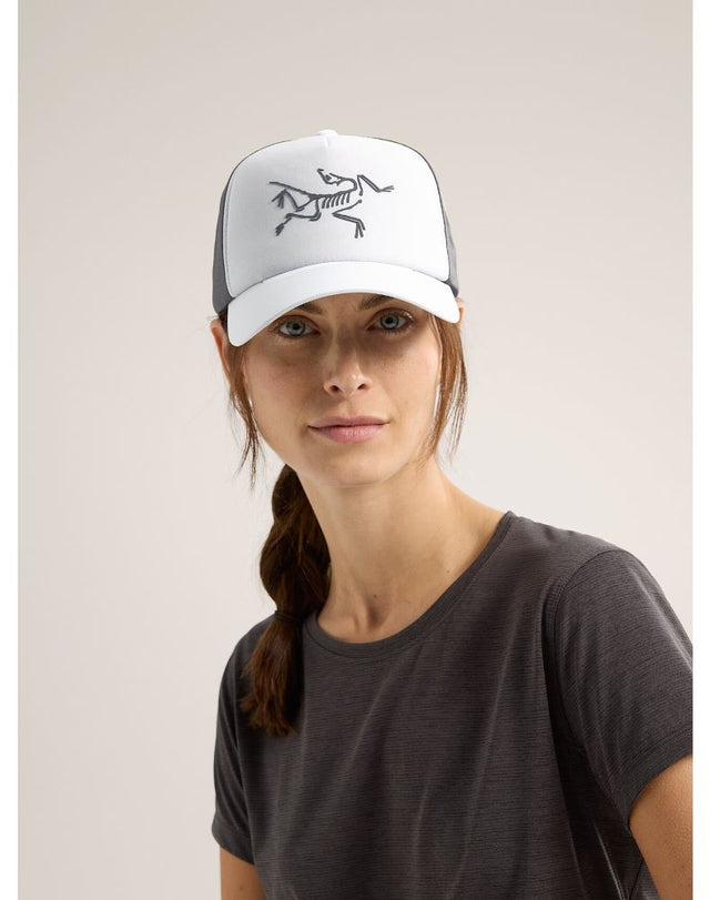 Bird Curved Brim Trucker Hat Daybreak/Graphite - Arc'teryx Australia