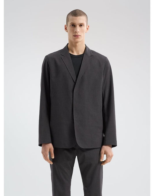 Convex Wool Blazer Men's Black Heather - Arc'teryx Australia