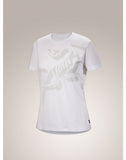 Bird Cotton T-Shirt Women's White Light - Arc'teryx Australia