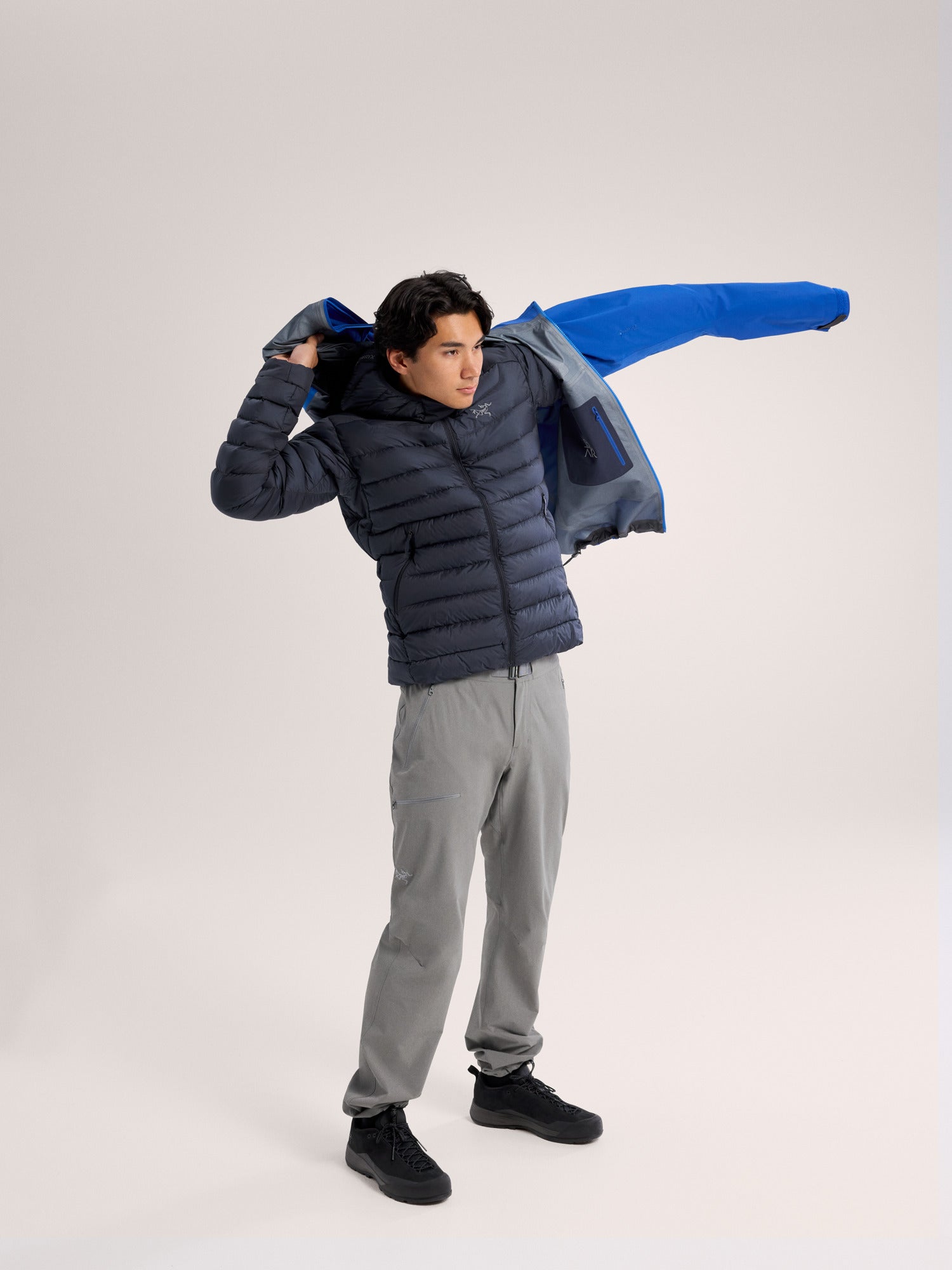 Cerium Hoody Men's Black Sapphire - Arc'teryx Australia