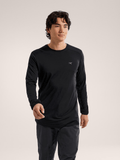 Ionia Merino Wool Shirt LS Men's Black - Arc'teryx Australia