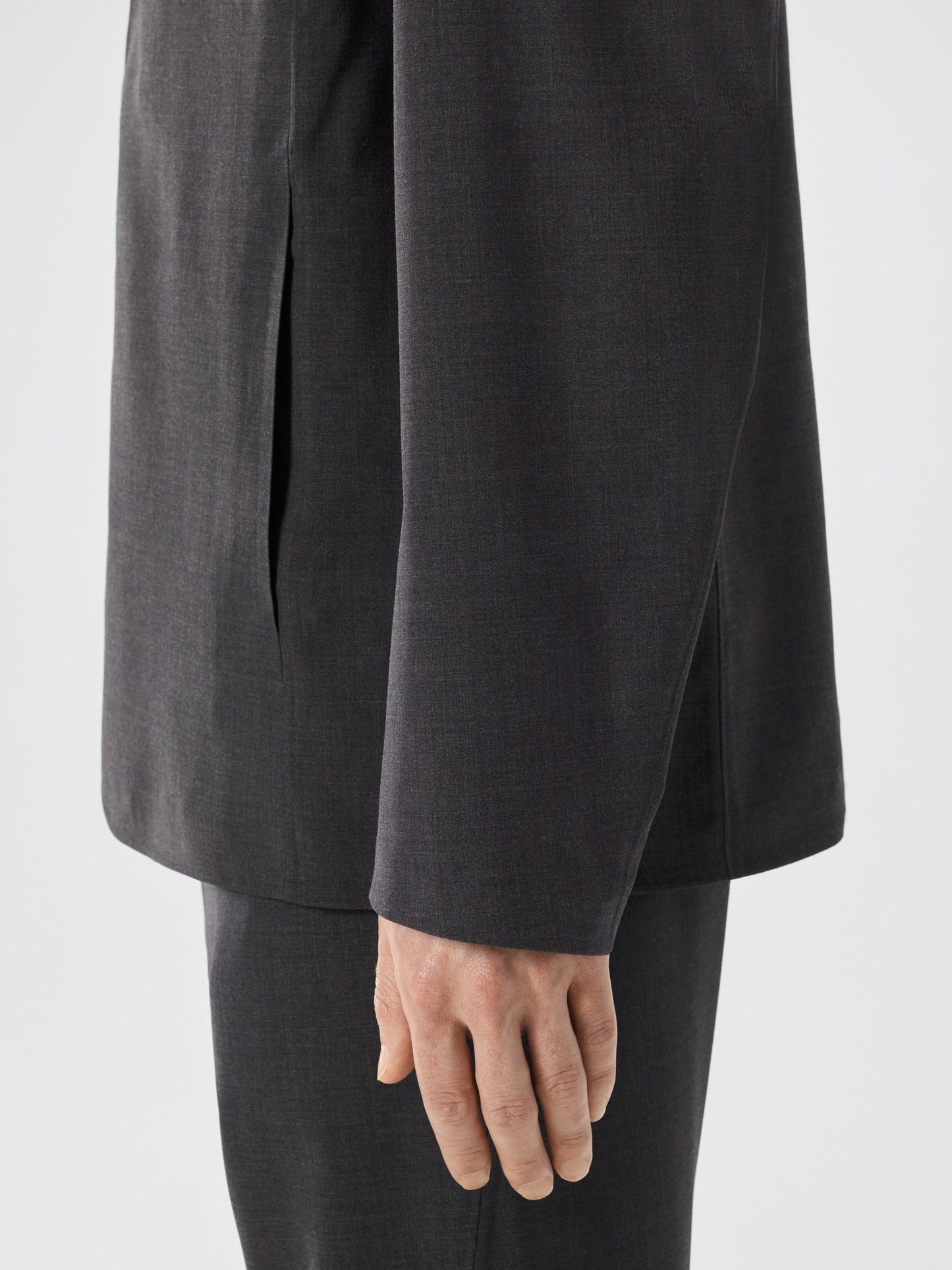 Convex Wool Blazer Men's Black Heather - Arc'teryx Australia