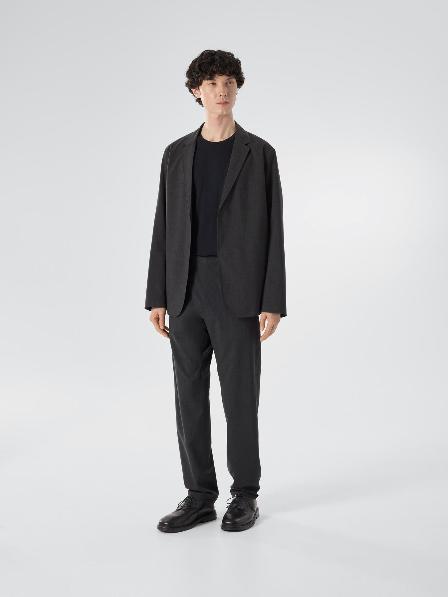 Convex Wool Blazer Men's Black Heather - Arc'teryx Australia
