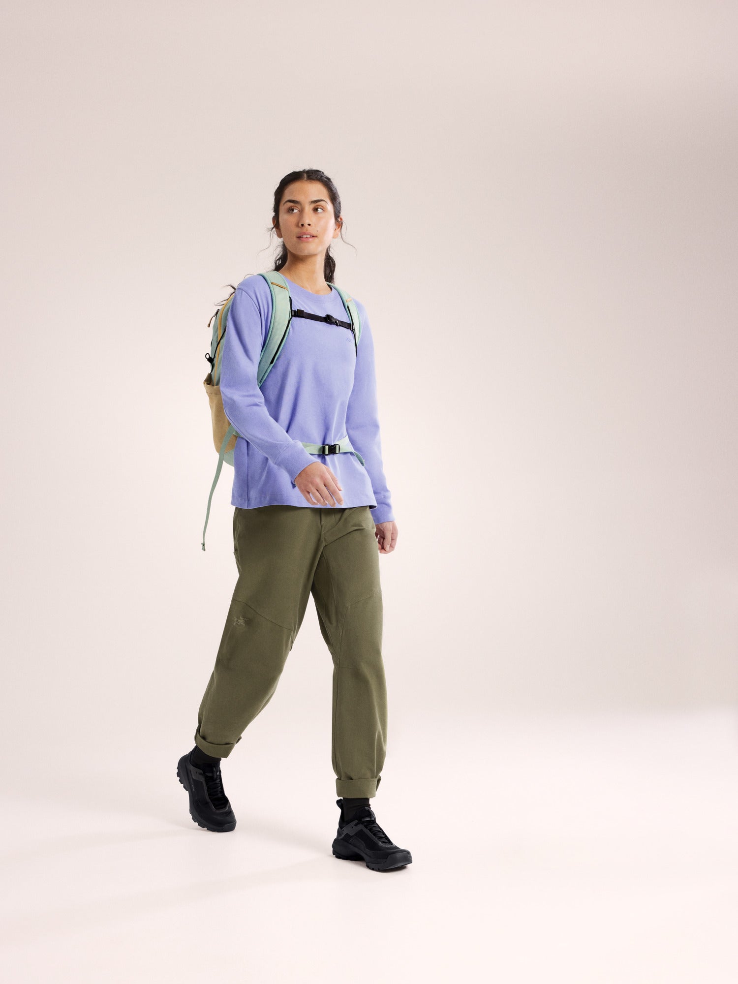 Kragg Cotton Bird Crew Neck Shirt LS Women's