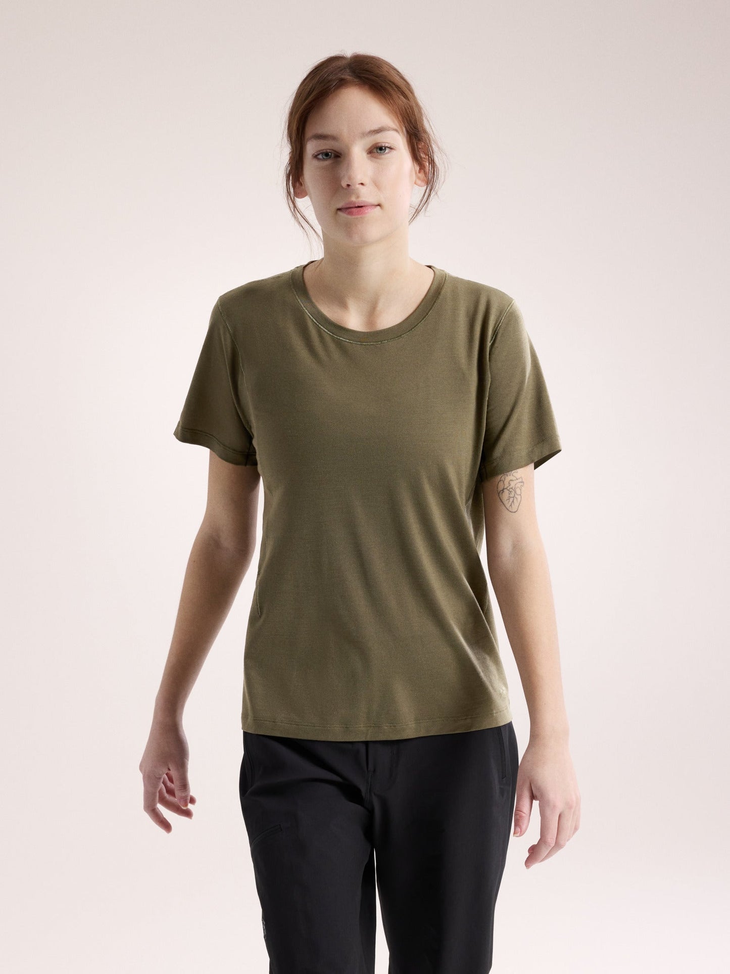Lana Merino Wool Crew Shirt SS Women's