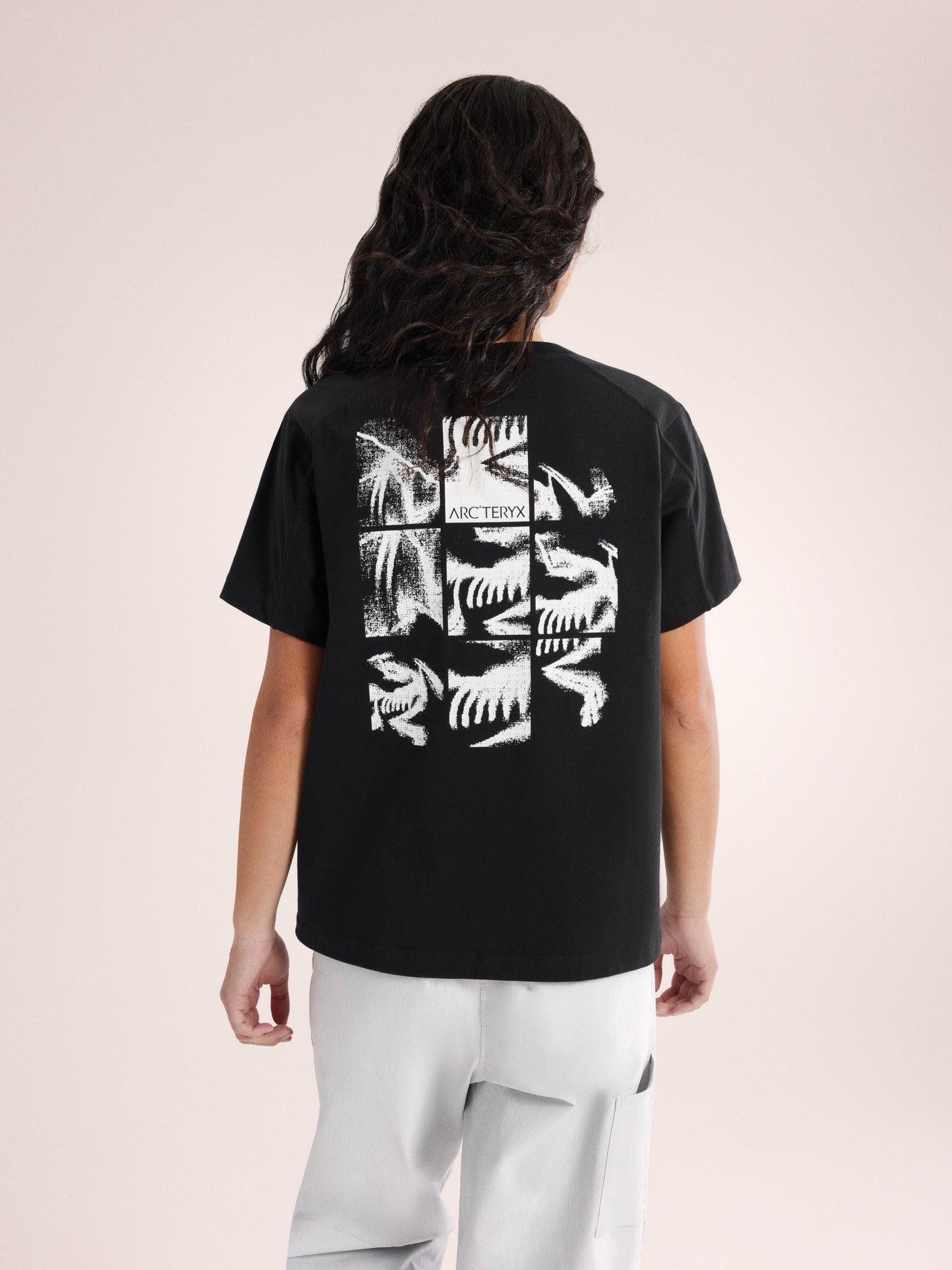 Kragg Cotton Bird Tile Crew Shirt SS Women's