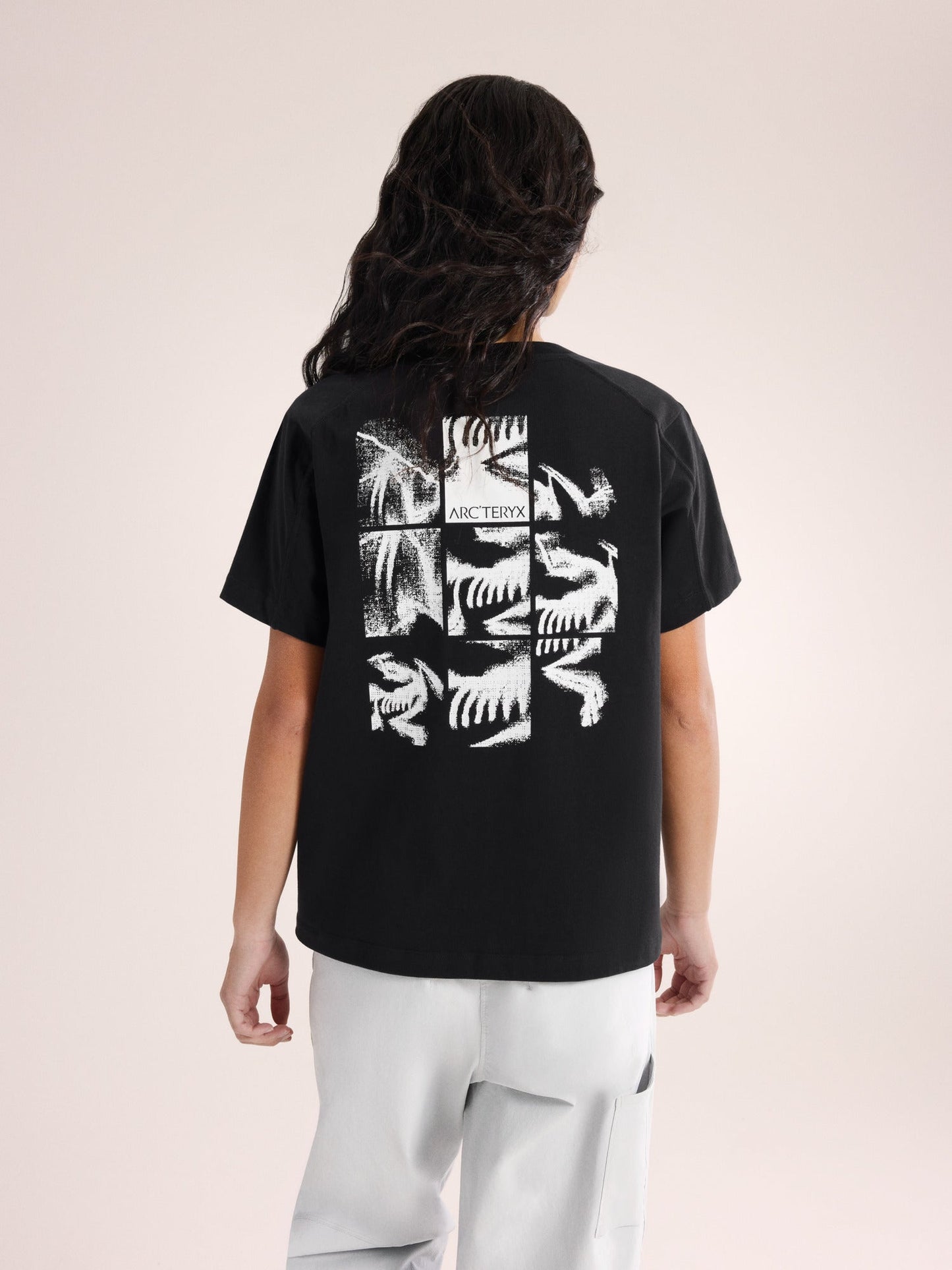 Kragg Cotton Bird Tile Crew Shirt SS Women's