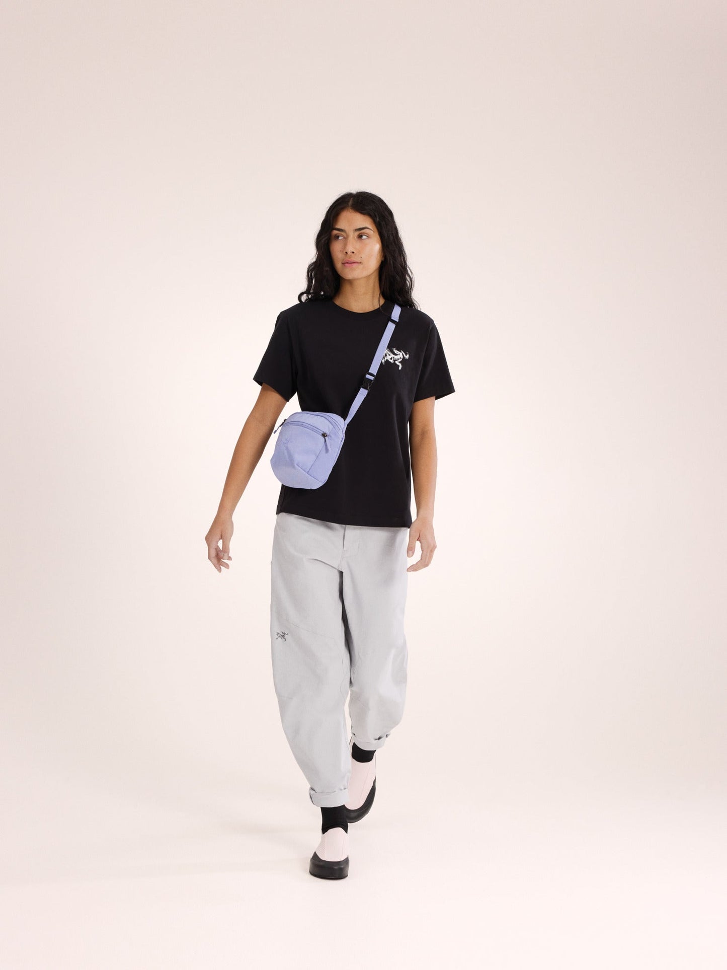 Kragg Cotton Bird Tile Crew Shirt SS Women's