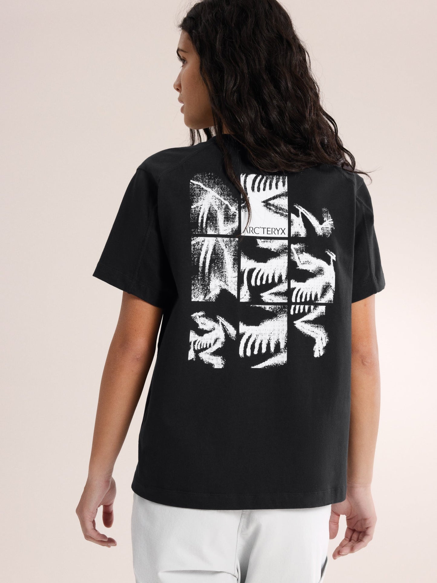 Kragg Cotton Bird Tile Crew Shirt SS Women's