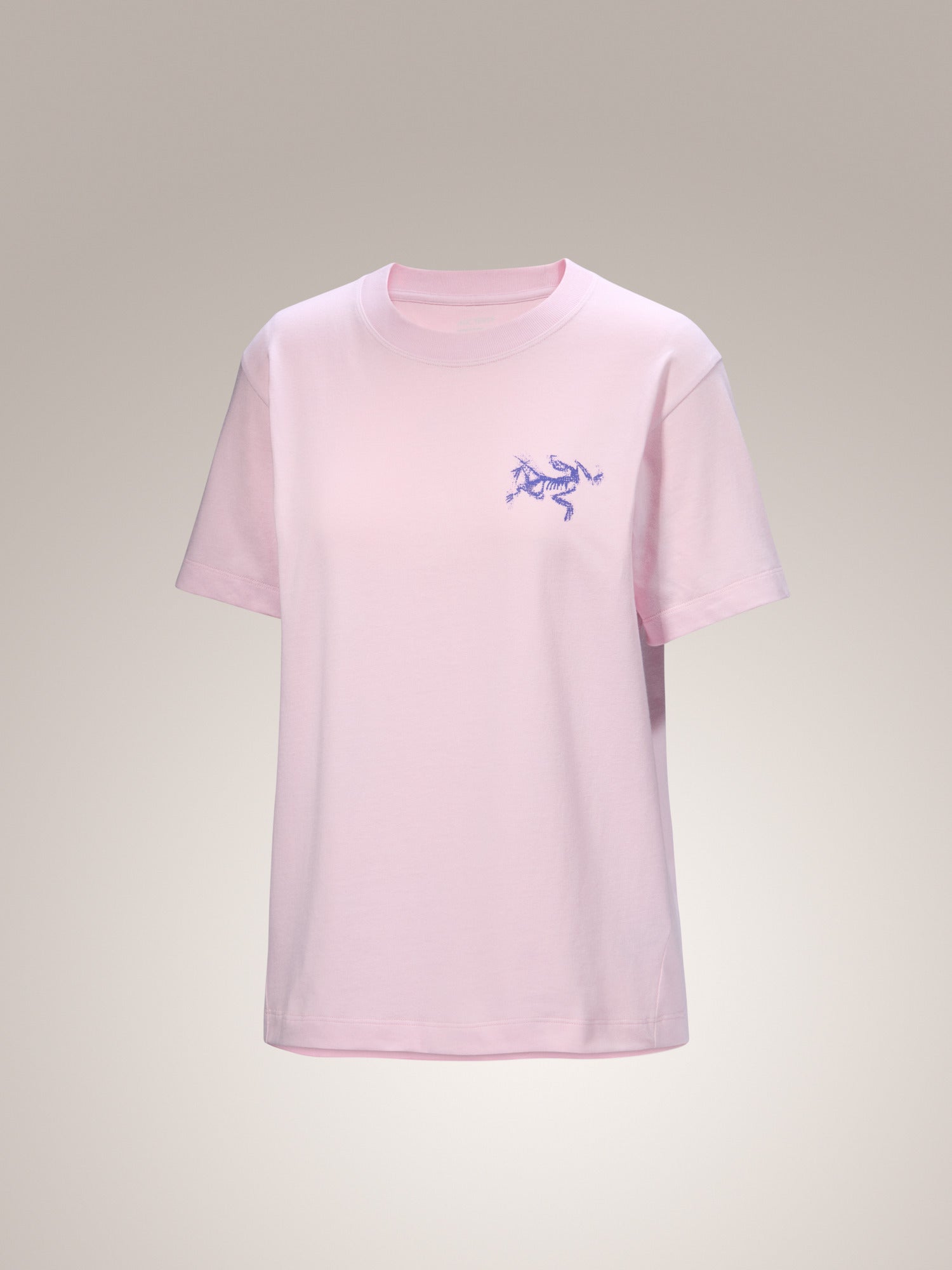 Kragg Cotton Bird Tile Crew Shirt SS Women's