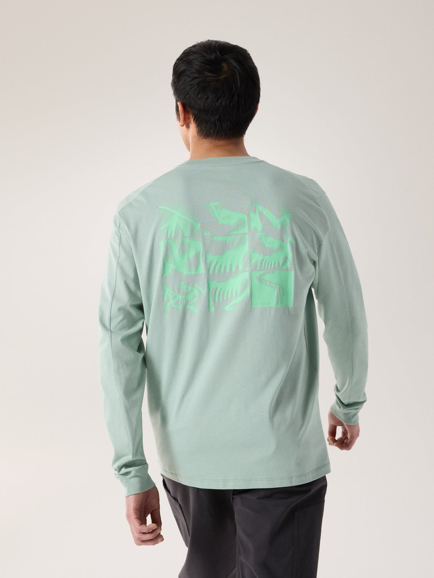 Kragg SL Cotton Bird Tile Shirt LS Men's