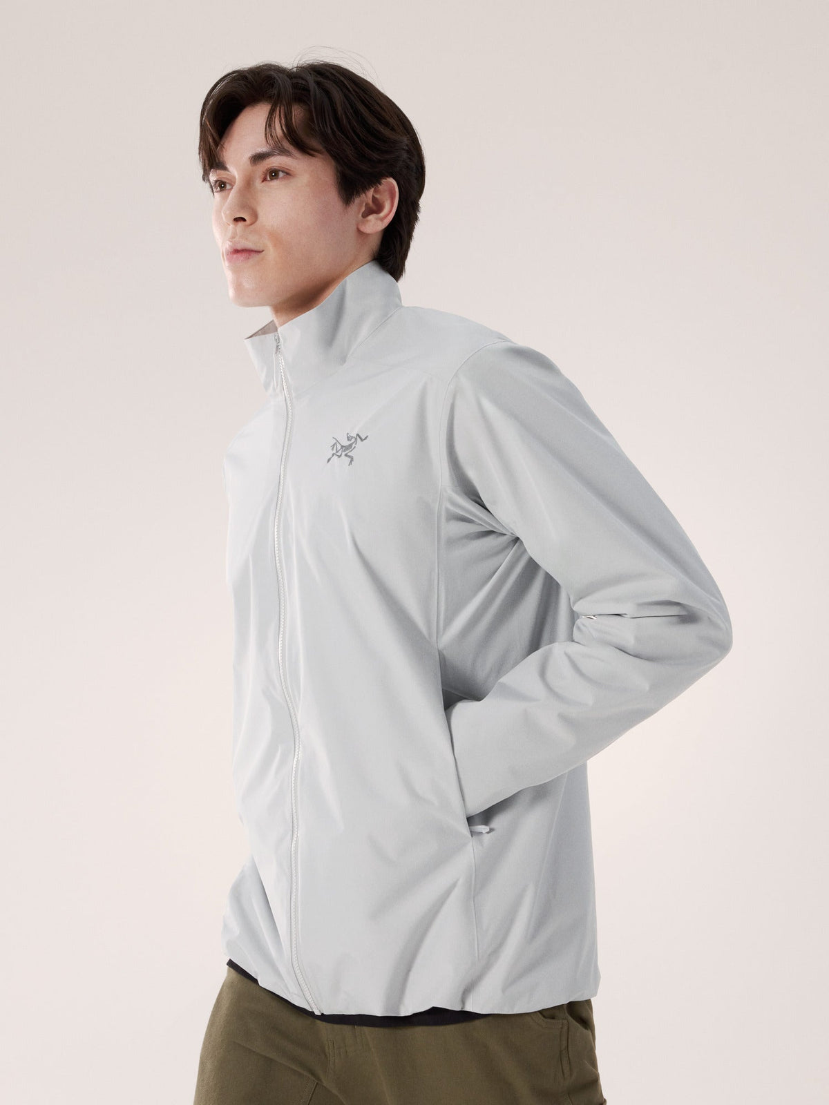 Arc'teryx Men's Weather resistant Solano Jacket Light Grey – Solitude ...