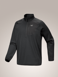 Delta 1/2 Zip Neck Men's Black - Arc'teryx Australia