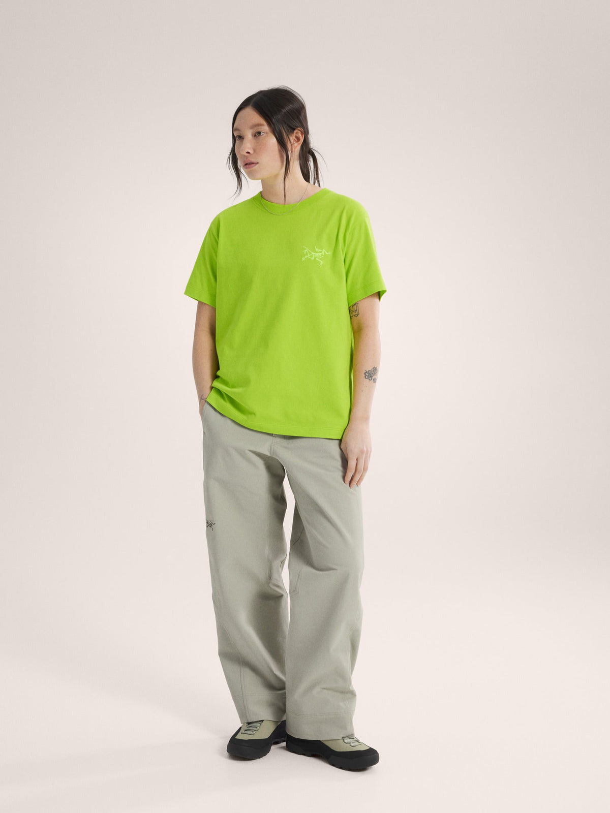 Kragg Cotton Little Bird Crew Shirt SS Women's