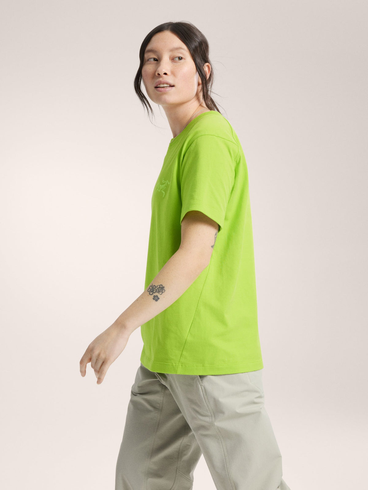 Kragg Cotton Little Bird Crew Shirt SS Women's