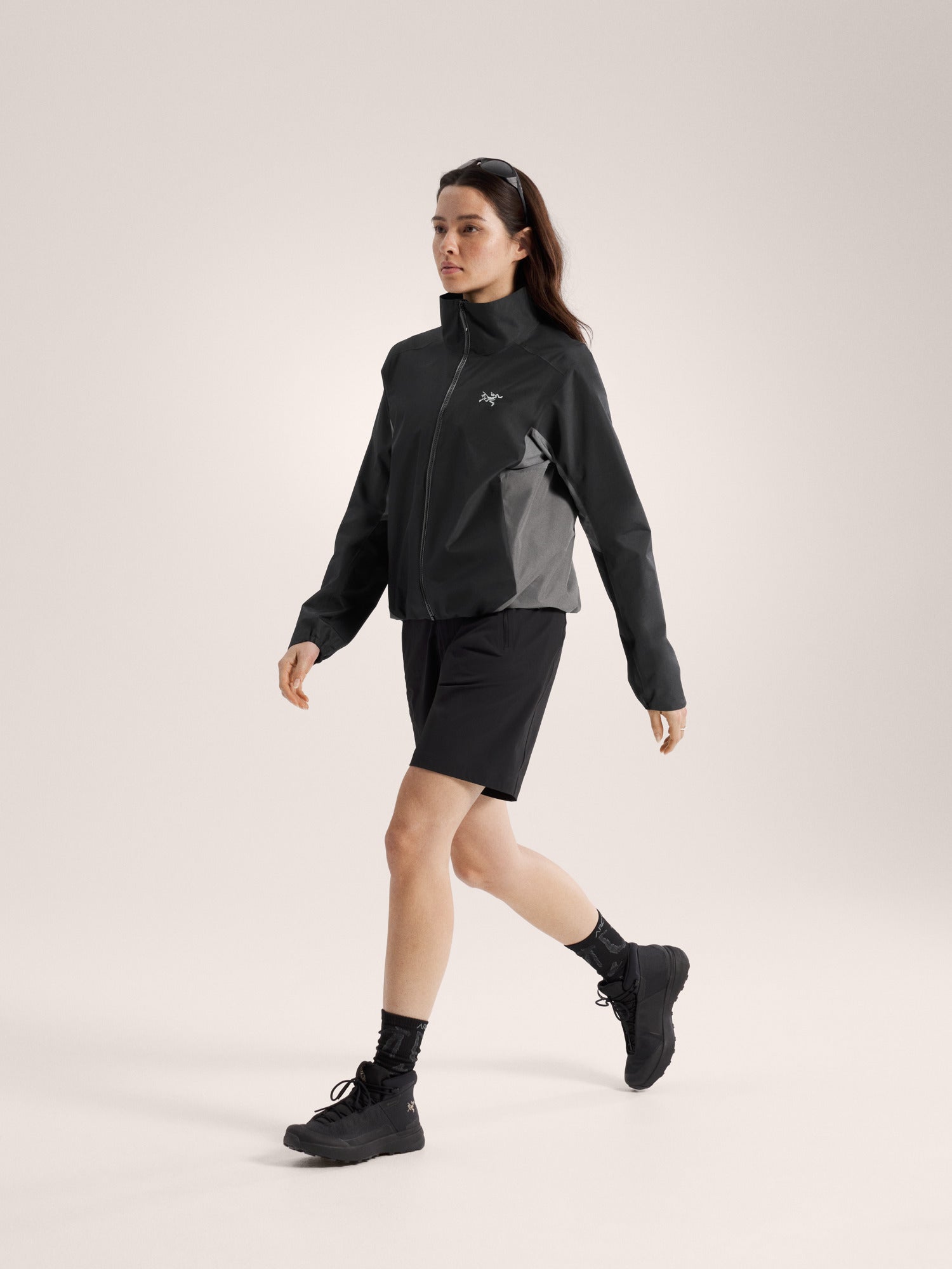 Arc'teryx Women's Weather resistant Solano Jacket Dark Grey