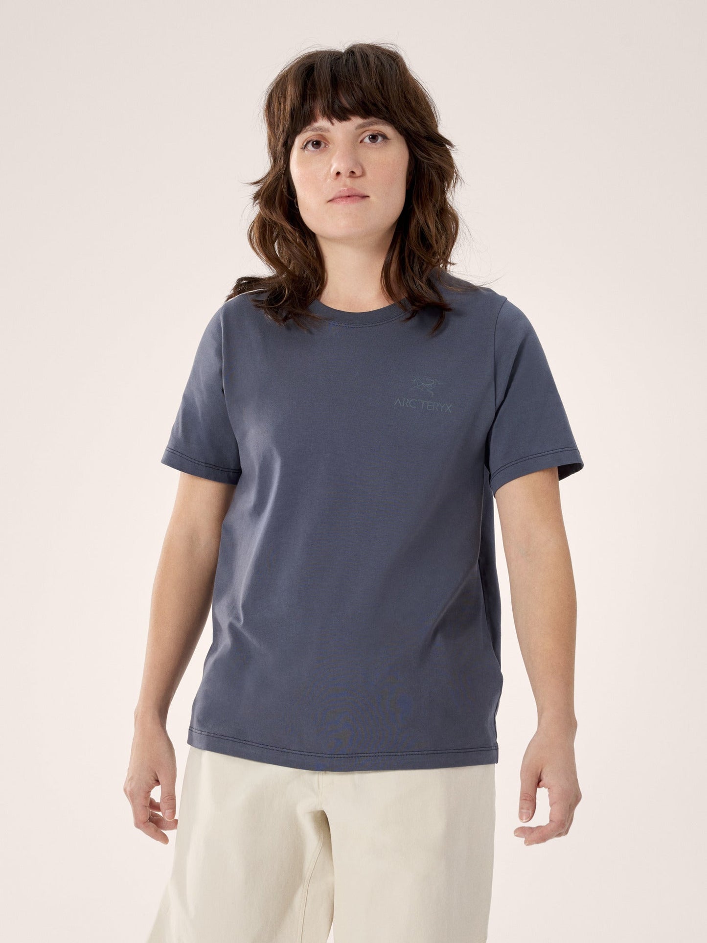 Kragg SL Cotton Emblem Crew Shirt SS Women's