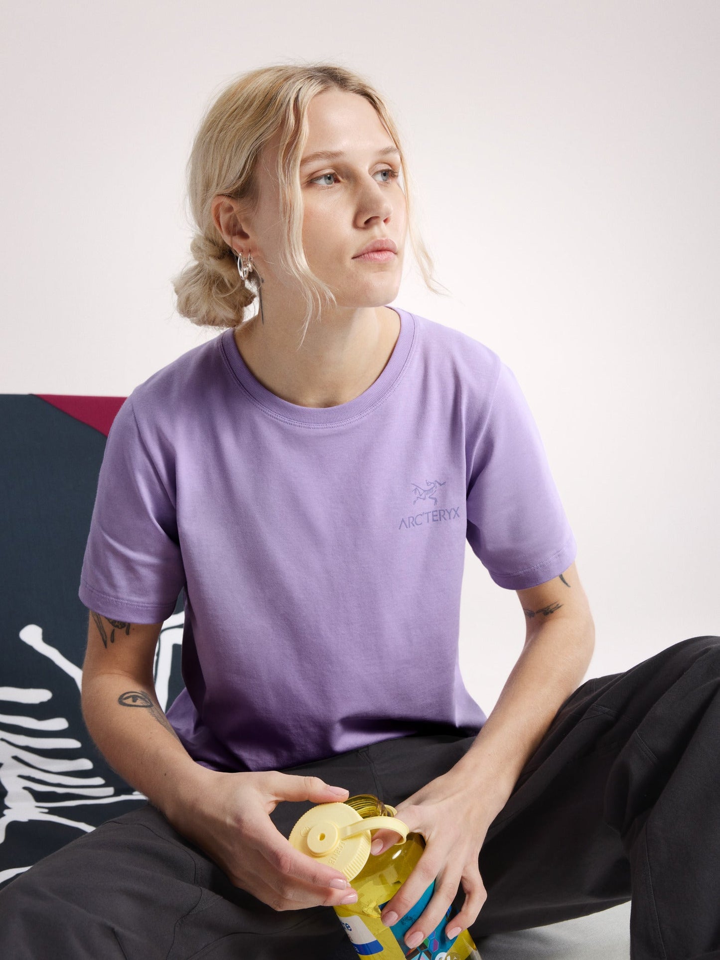 Kragg SL Cotton Emblem Crew Shirt SS Women's