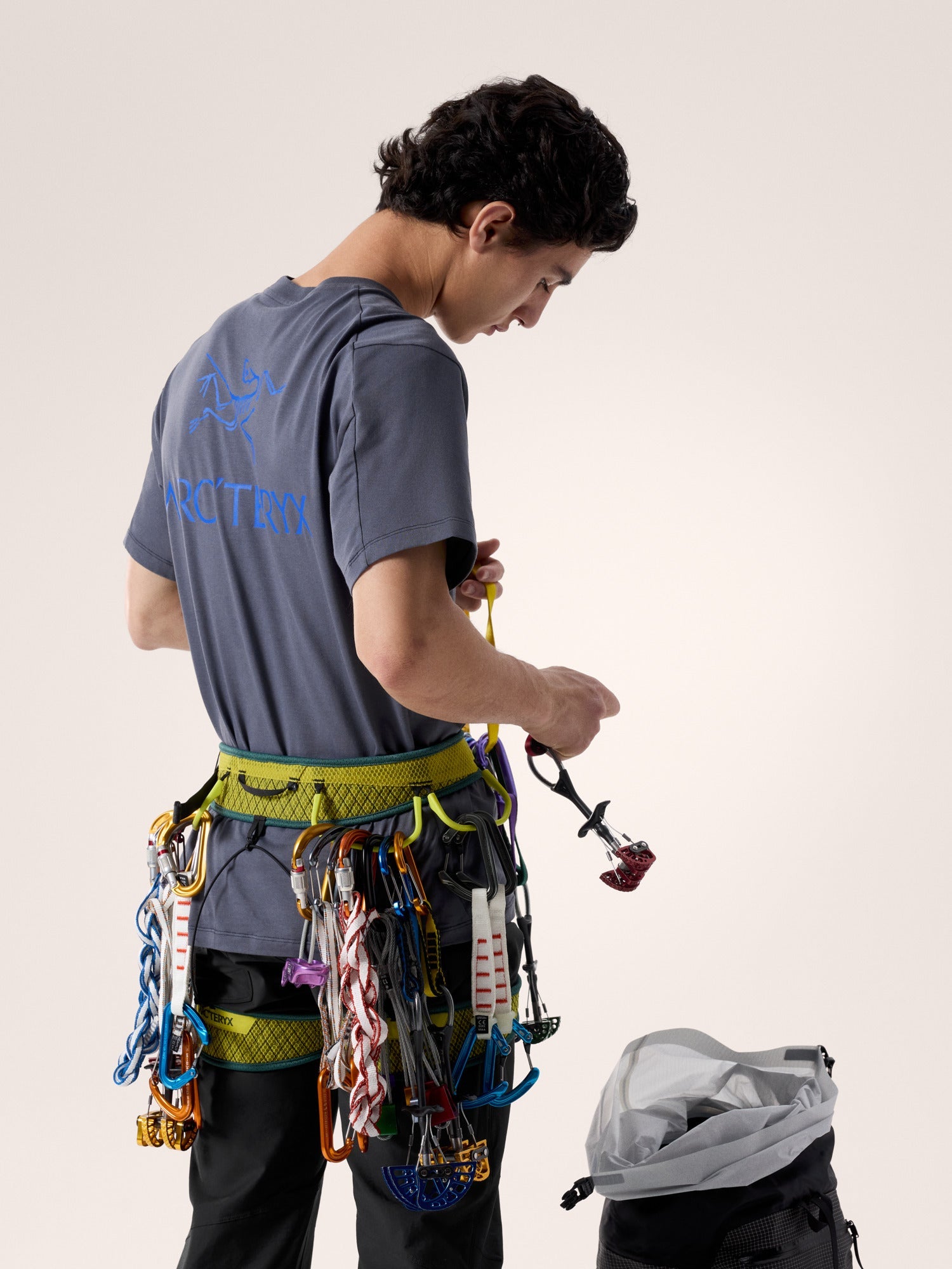 Kragg SL Cotton Bird Word Shirt SS Men's