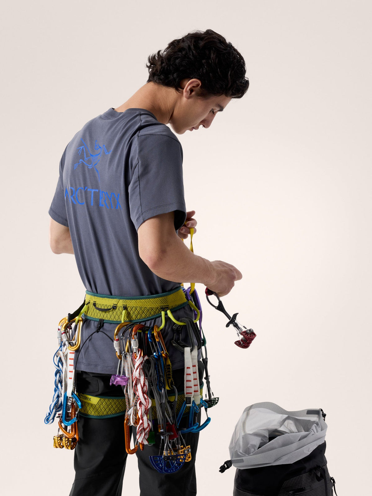 Kragg SL Cotton Bird Word Shirt SS Men's