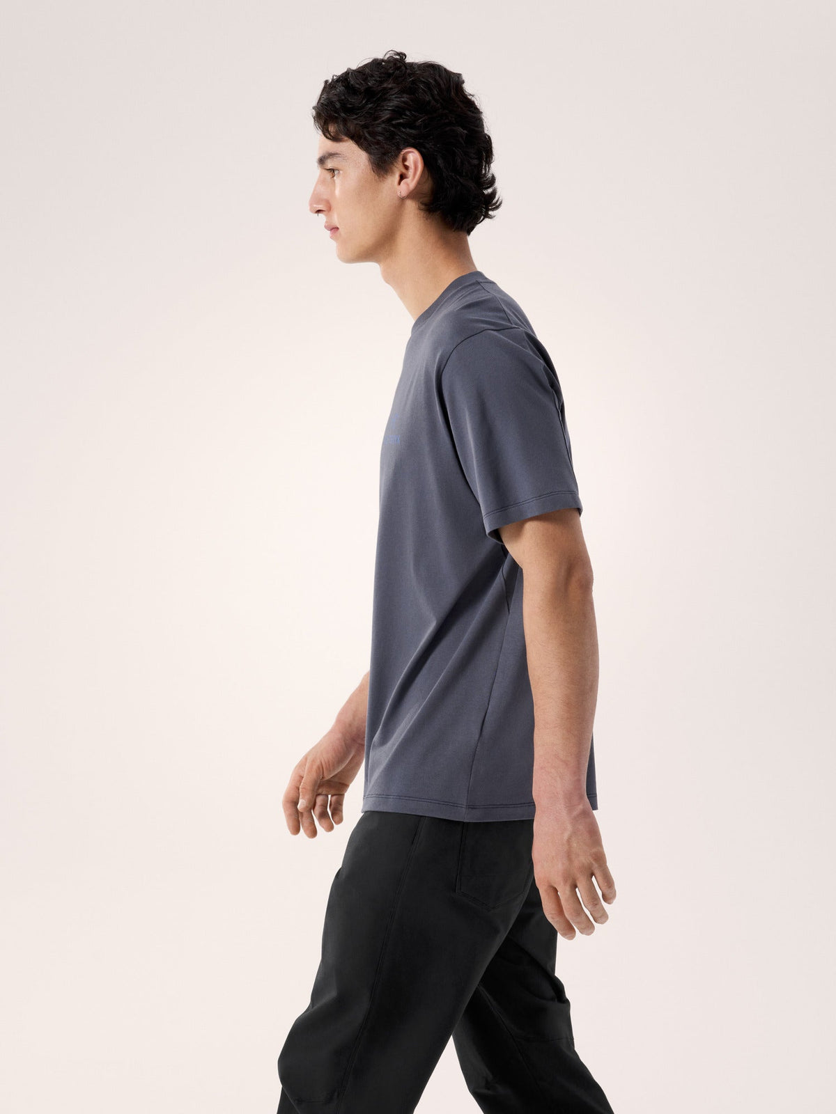 Kragg SL Cotton Bird Word Shirt SS Men's