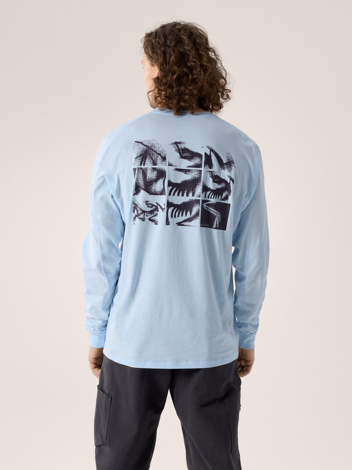 Kragg SL Cotton Bird Tile Shirt LS Men's