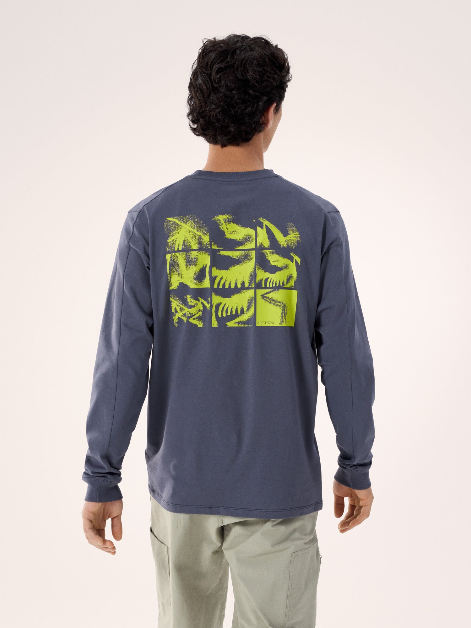 Kragg SL Cotton Bird Tile Shirt LS Men's