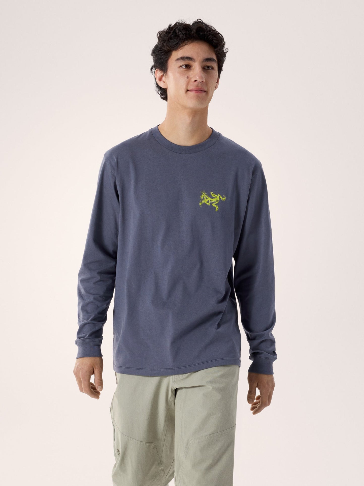 Kragg SL Cotton Bird Tile Shirt LS Men's