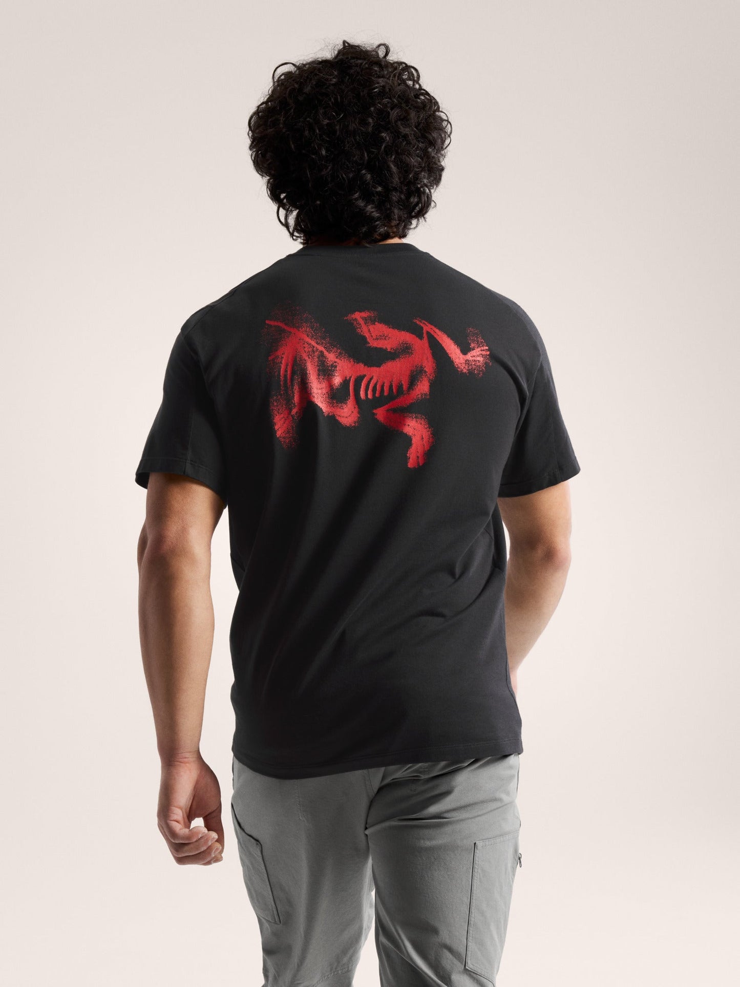 Kragg SL Cotton Blurred Bird Shirt SS Men's