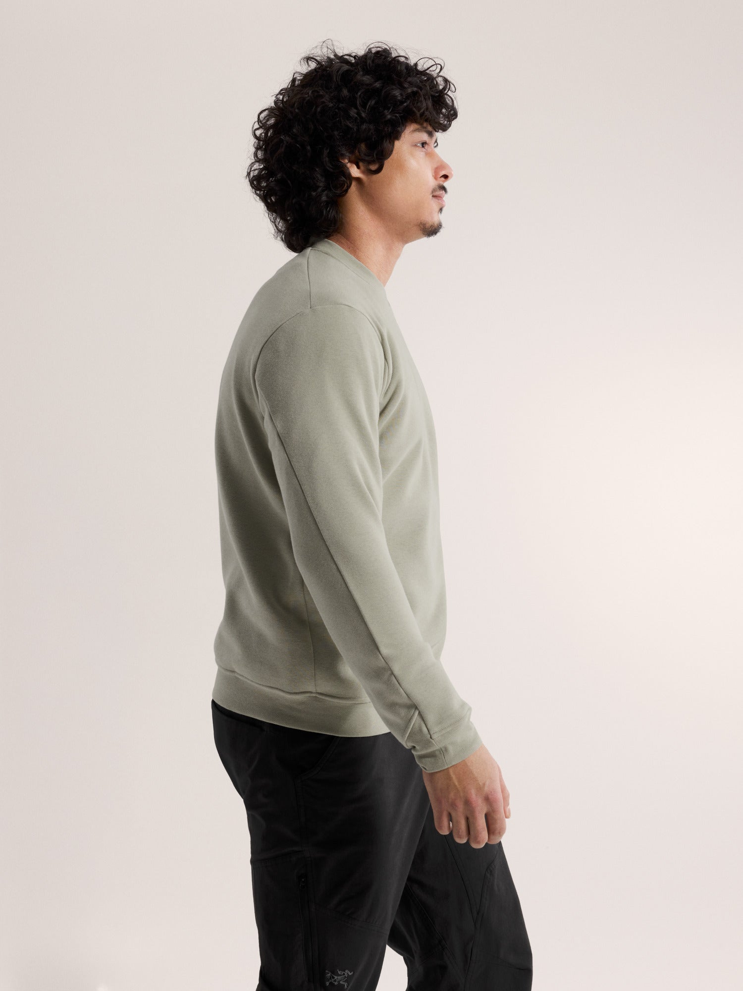 Emblem Fleece Crew Neck Pullover Men's