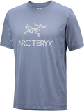 Arc'Word Logo Shirt SS Men's Stratus / Arctic Silk - Arc'teryx Australia