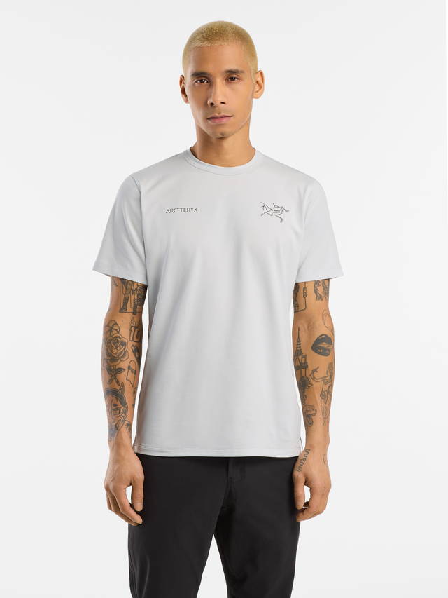 Captive Split Ss T-Shirt Men's in Black - Arc'teryx New-Zealand